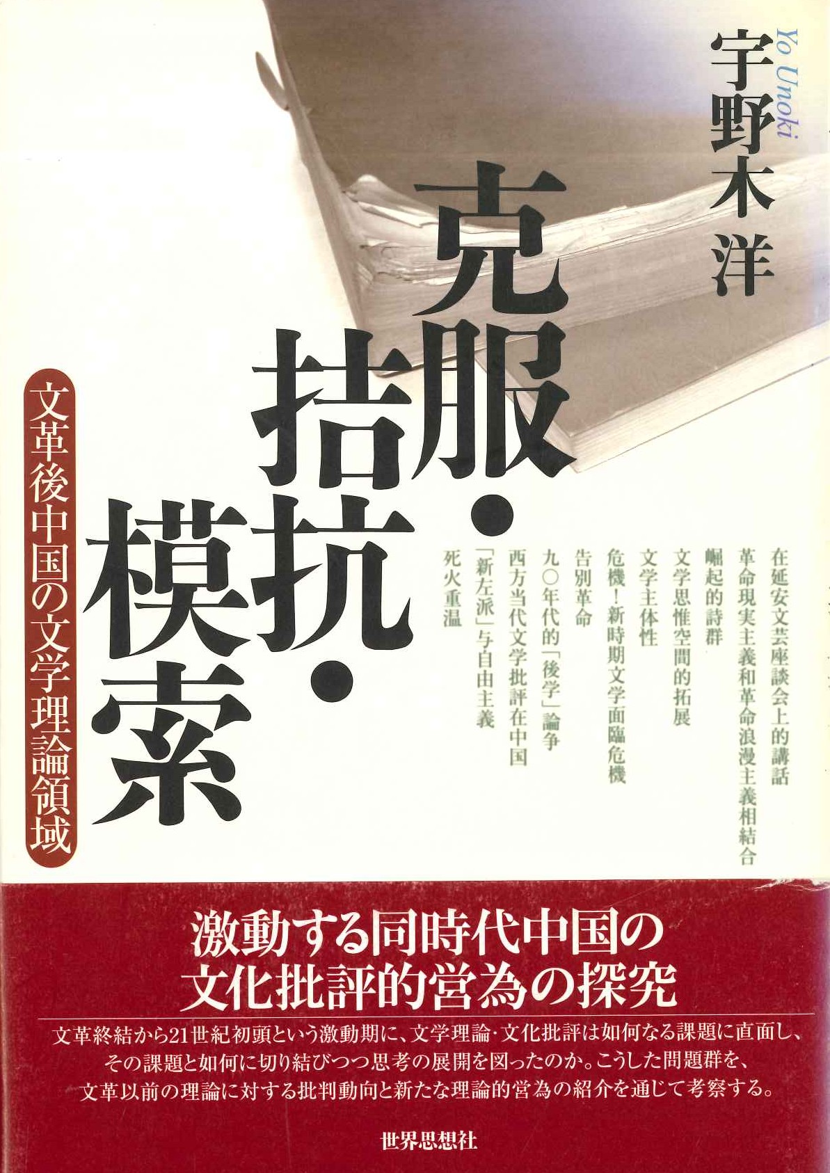 克服・拮抗・模索 文革後中国の文学理論領域