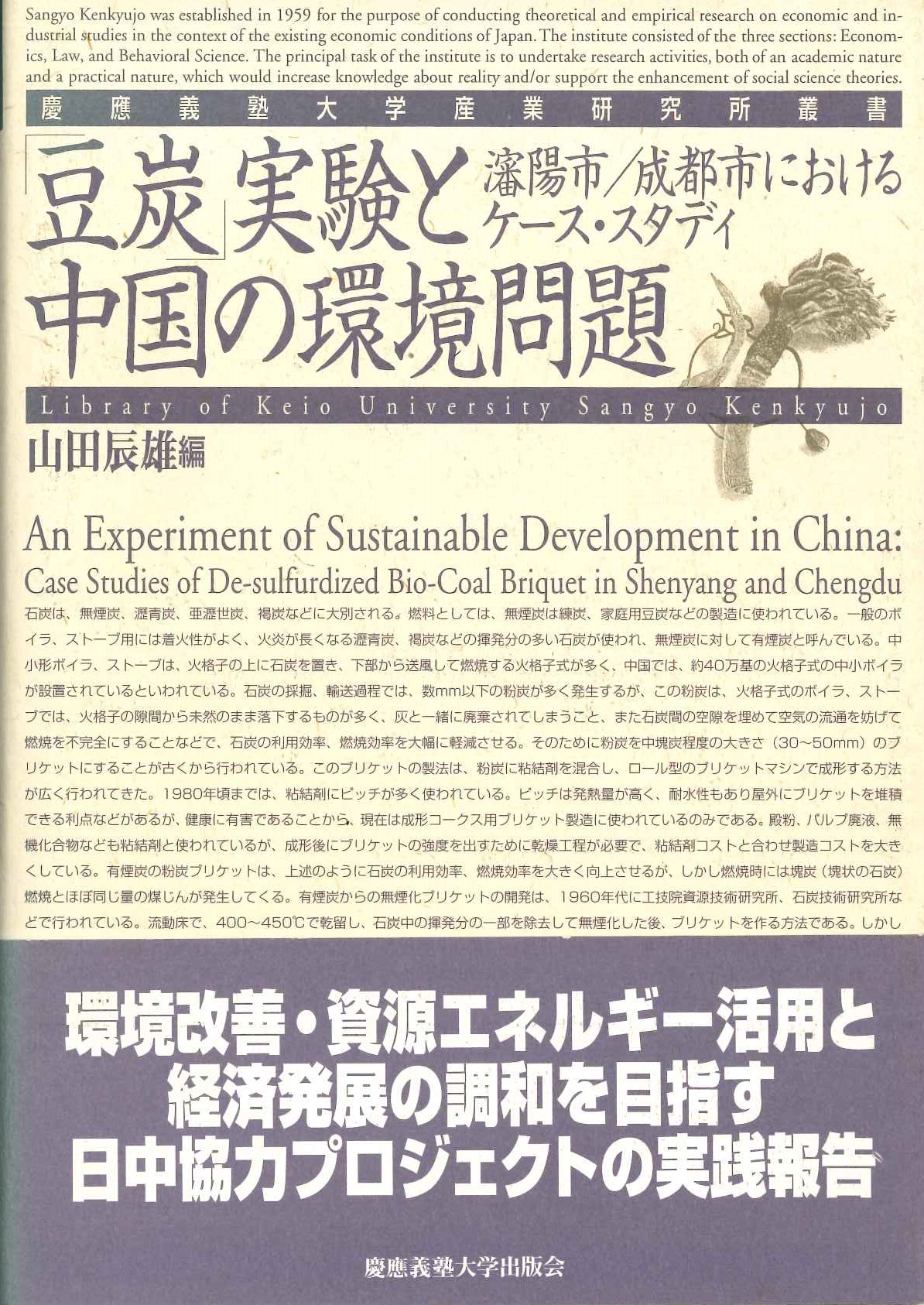 「豆炭」実験と中国の環境問題 瀋陽市/成都市におけるケース・スタディー(慶應義塾大学産業研究所叢書)