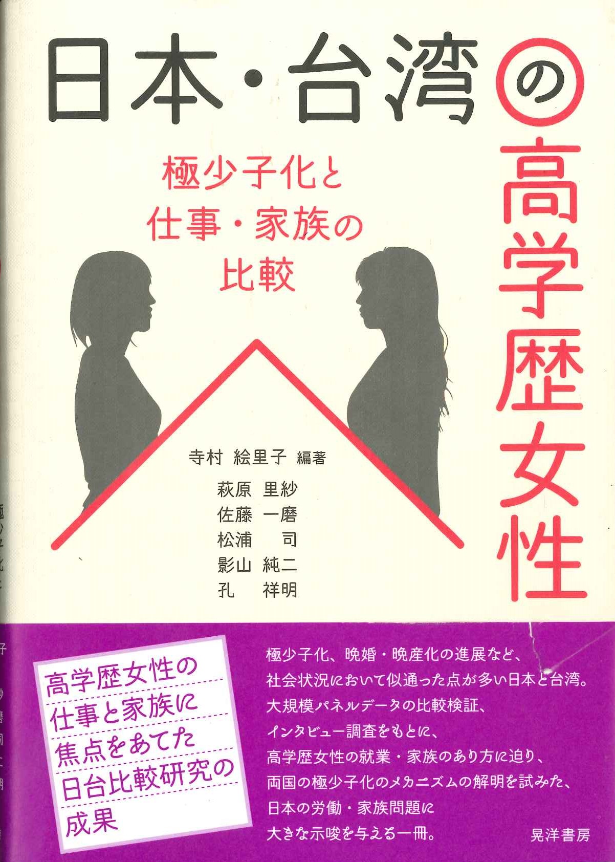 日本・台湾の高学歴女性 極少子化と仕事・家族の比較